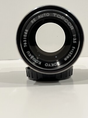 【動作確認済】 RE AUTO TOPCOR 35mm E1114-7x p CLA'd] Topcon RE Super 35mm Film Camera +RE Auto-Topcor 58