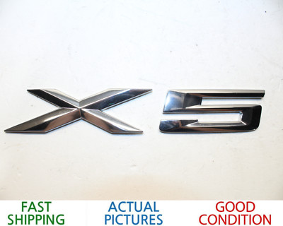 2006-2012 BMW E70 X5 REAR TRUNK TAILGATE EMBLEM BAGE LETTER OEM