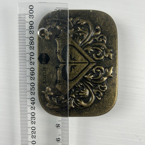 De colección Roxy Cinturón Hebilla Barroco Floral Dorado Metal Y2K Surf Patín Raro Logo - Imagen 8 de 10