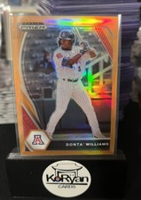 2021 Panini Prizm Draft Picks Neon Orange Prizm #d /50 Donta' Williams #PDP106
