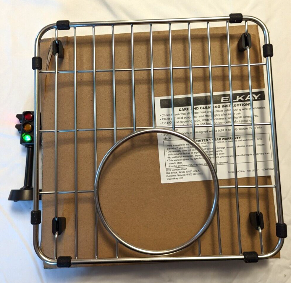 Elkay LKOBG1616SS 111/2" Bottom Grid Polished Stainless Steel with