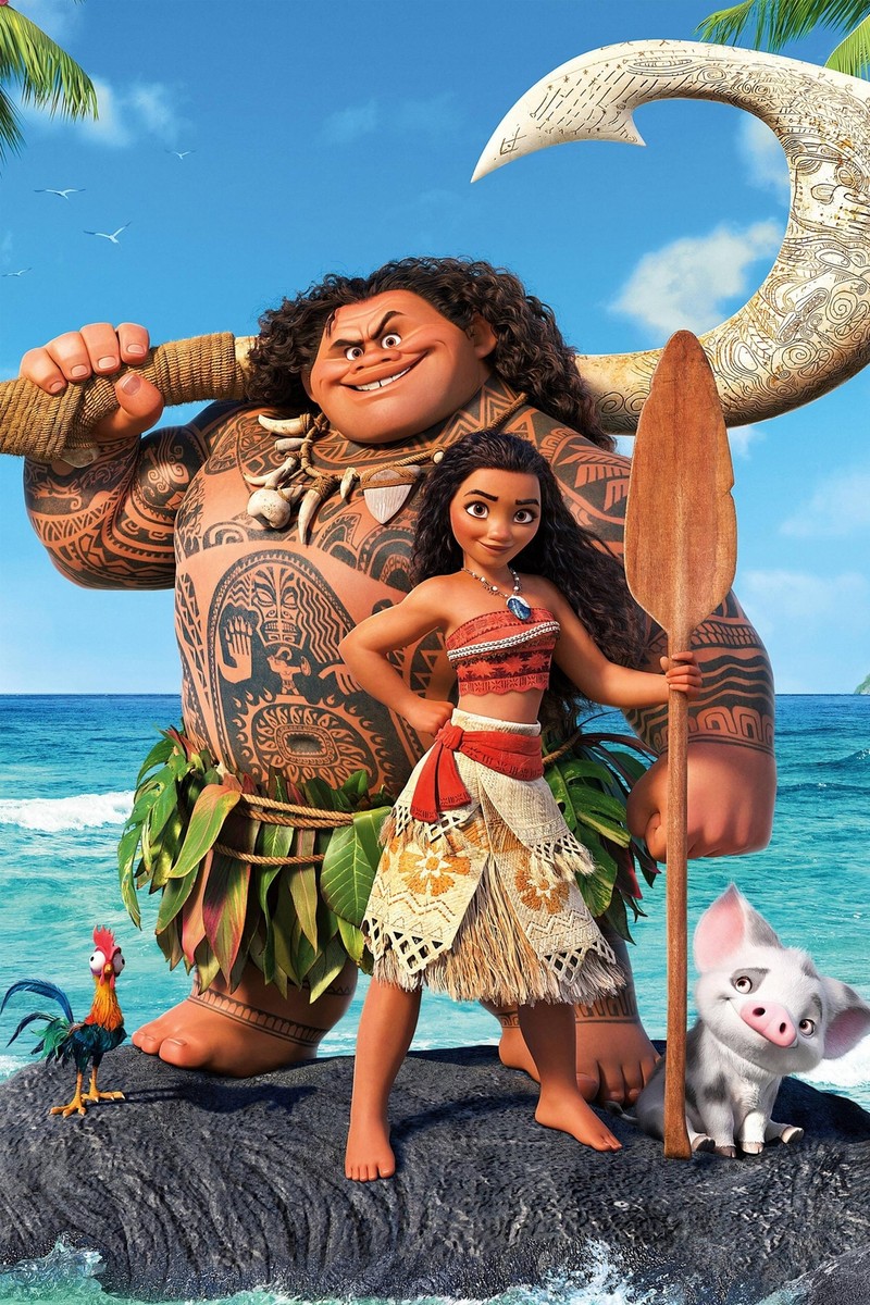 Moana Animated Movie Art Wall Indoor Room Outdoor Poster - POSTER