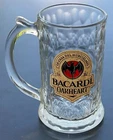 Bacardi Mug Rum Advertising Glass Height 11.5cm Bistro Bar Collection