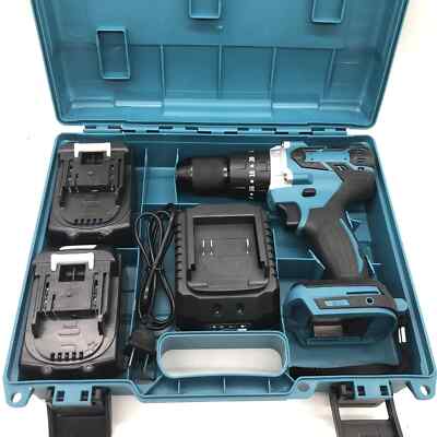 18V Battery 3 in 1 Brushless Electric Hammer Drill Electric Screwdriver 13mm 