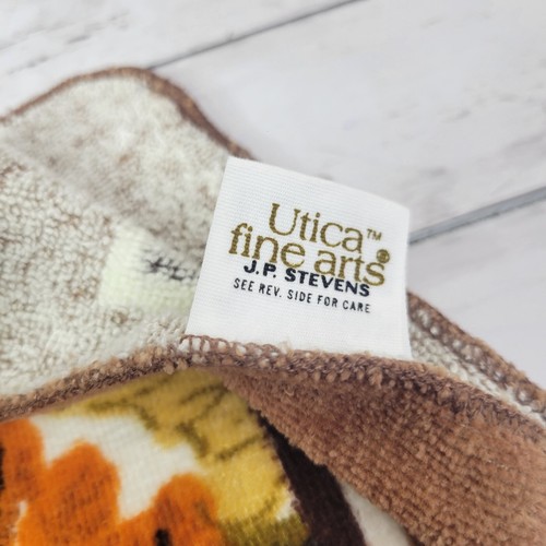 Vintage Utica Fine Arts Fall Towel Set, bath & hand towels. Fall leaf J P Steven - Picture 3 of 10