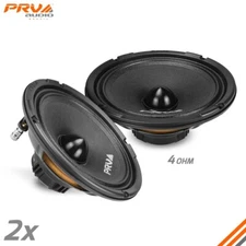 2x PRV 6.5" Midrange Neodymium Bullet Speaker 6MR400-NDY-4 BULLET 800W 4 Ohm