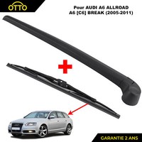 Partsline Wischerarm Hinten FüR Audi A6 C6 4F9955407 4F9955205 330Mm Schwarz