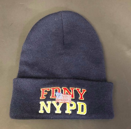 Beanie Hat New York Fire Police 