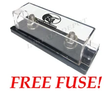 INLINE ANL FUSE HOLDER CAR AMP INSTALL POWER WIRING - WORKS WITH ANY WIRE SIZE!!