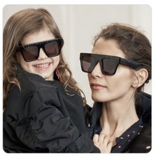 Stella McCartney Black Flat Top Sunglasses Kids Mom  Me Set Of 2 Adult  Child
