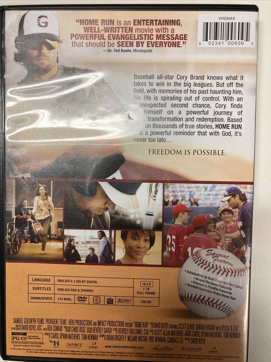 Home Run DVD Freedom Is Possible Christian Movie, Entertaining