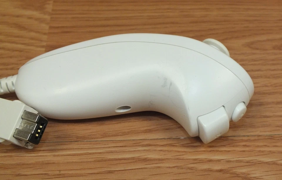 Genuine Nintendo (RVL-004) White Nunchuck Navigation Controller For Wii & Wii U! - Image 3 of 4