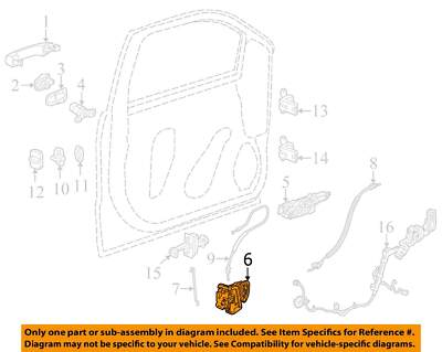 GM OEM 20-24 CT4 Front Door Lock Hardware-Lock Assy 13546477