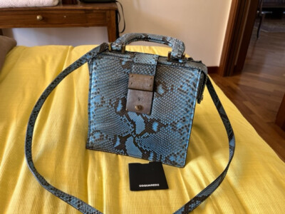 dsquared2 tasche original Python hellblau