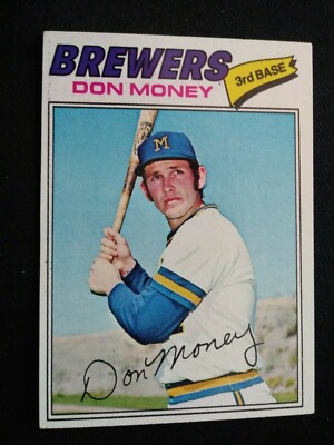 1977 Topps Baseball Card # 79 Don Money - Milwaukee Brewers