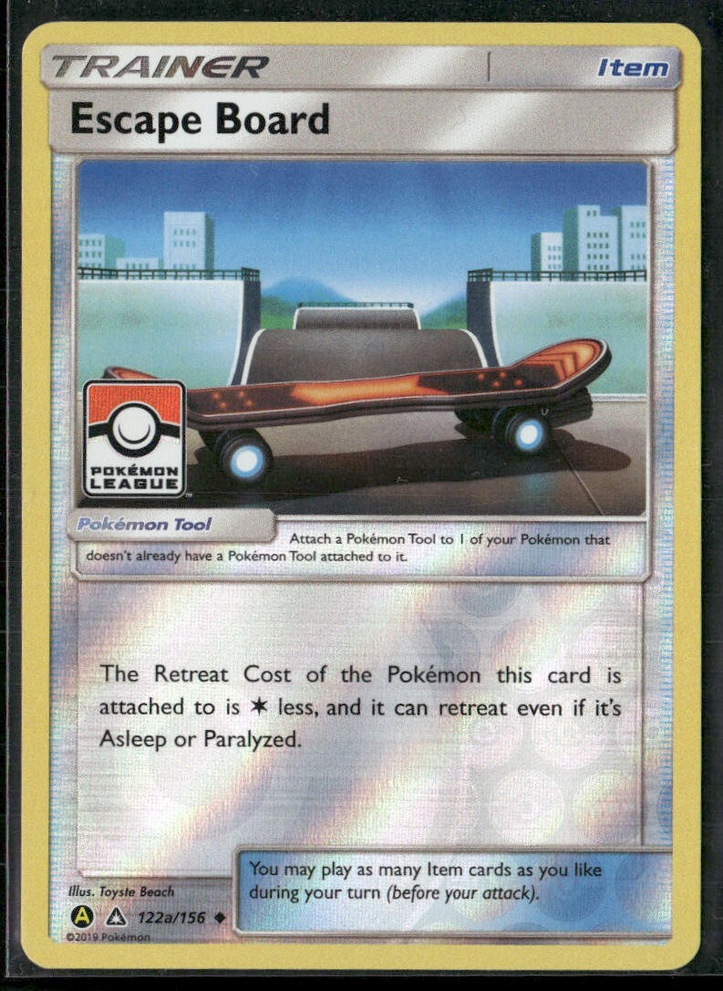 Pokemon TCG Escape Board 122a/156 Alt Art Ultra Prism League Promo