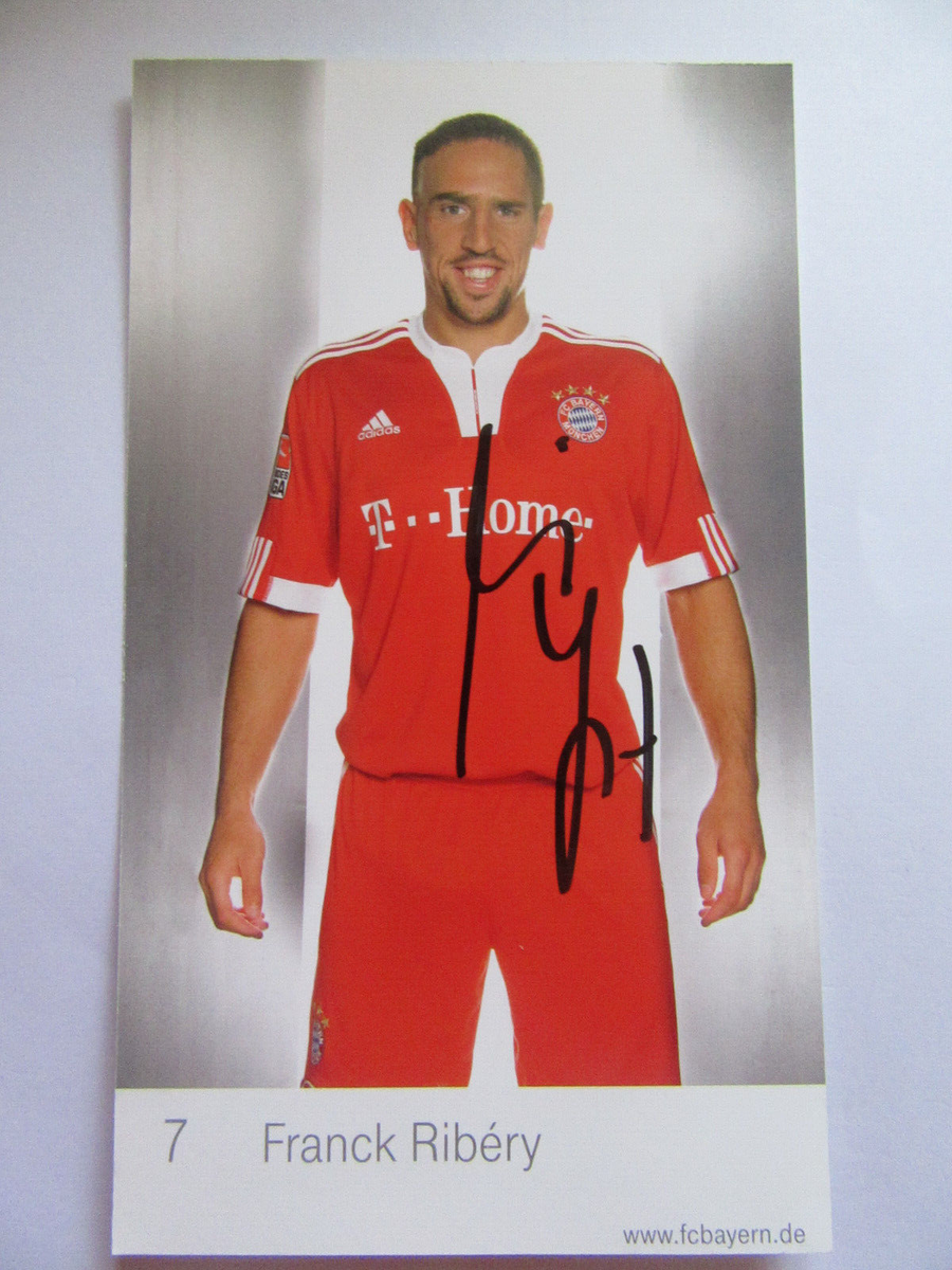 Bayern München #7 Ribéry CL Match Trikot mit Unterschrift (Gebraucht