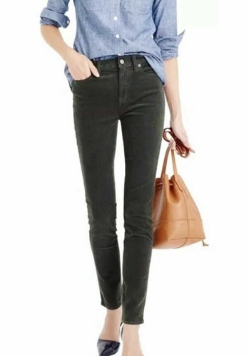 J Crew Zahnstocher Cordhose Damen Größe 24 weiß braun gerade schmale Passform - Bild 14 von 42