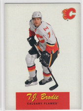 T.J. Brodie 12-13 O-Pee-Chee OPC Retro #412 Calgary Flames