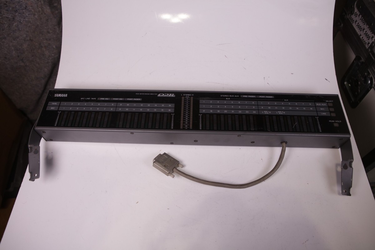 Yamaha O2r Peak Meter Bridge MB02 with brackets 02r | eBay
