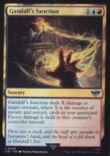 Gandalf's Sanction: #208, Magic: The Gathering Nm R232