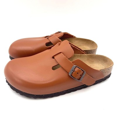 BIRKENSTOCK BOSTON BS Sandals Ginger Brown Narrow Size 36 JP 23cm 