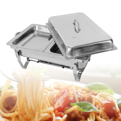 Speisewärmer Chafing Dish Wärmebehälter Buffet Catering Party KTV Edelstahl 