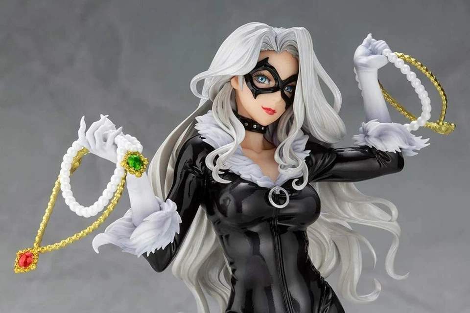 NUEVA FIGURA KOTOBUKIYA MARVEL UNIVERSE Gato Negro Te Roba el Corazón escala 1/7 Foto 4 de 4
