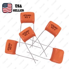 Packs of 5 Guitar Tone Film Capacitor 0.047uf (473J) 400V For Guitar /Bass /Amp