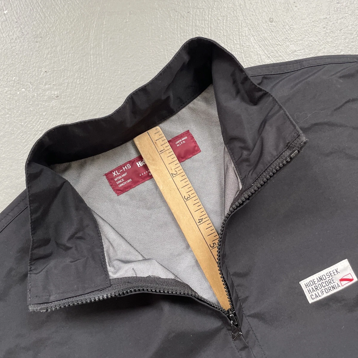 Hide and Seek California Nylon Zip Jacket Made in Japan Mens XL | eBay