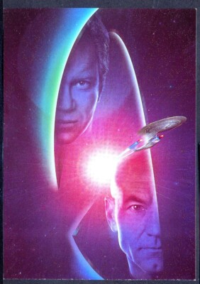 Modern Movie Poster Postcard: STAR TREK GENERATIONS (Ref: Boomerang)