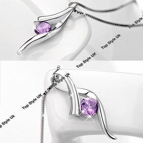 Silver 925 Amethyst Jewellery Xmas Christmas Women Gifts Girls Presents Mum J278 - Picture 10 of 12