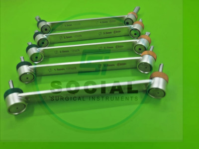 Drill Guide set of 5 pcs Surgical orthopedic Stainless Steel Instruments