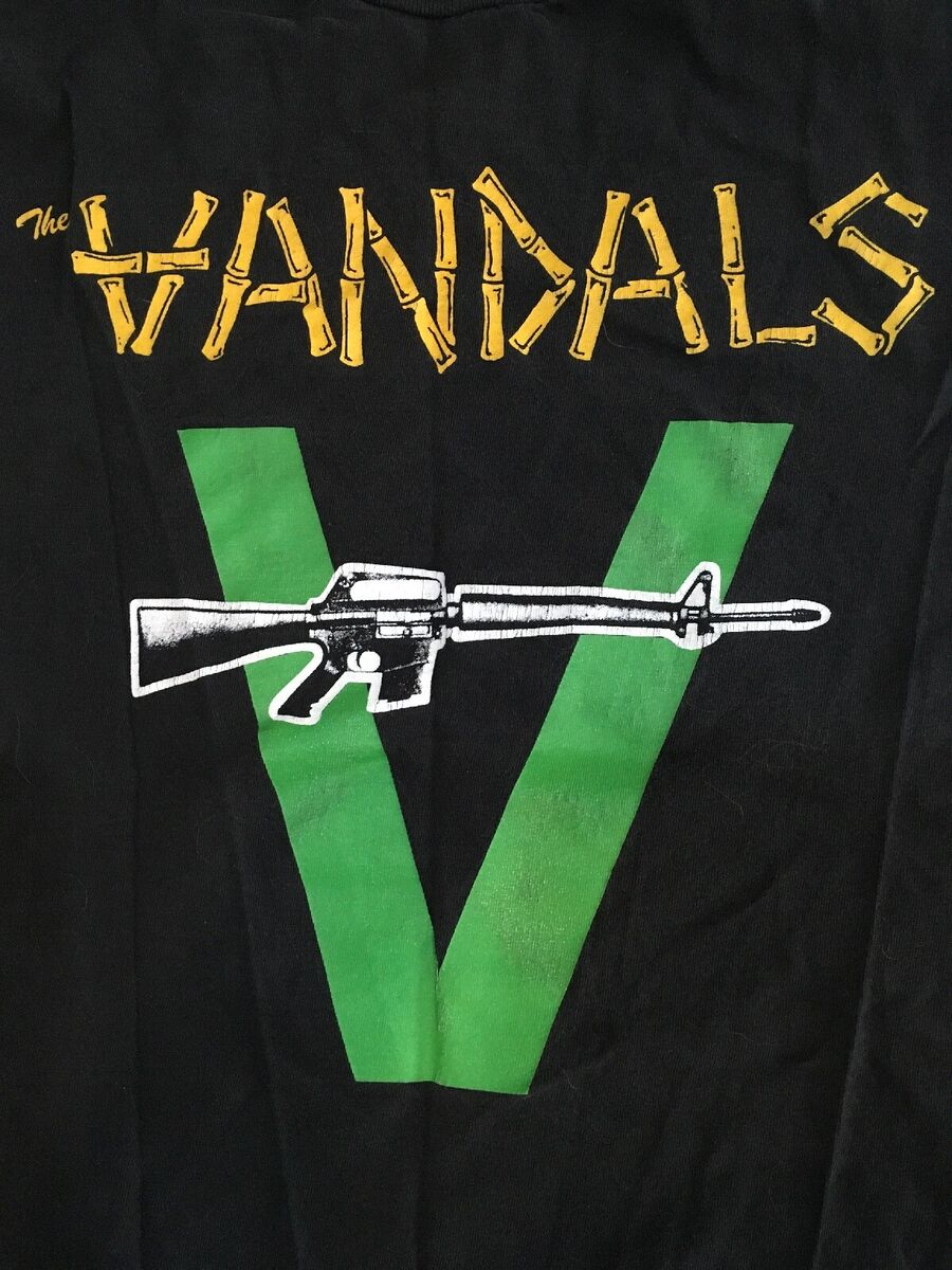 RARE VINTAGE 90S PUNK ROCK T SHIRT ORIGINAL VANDALS CONCERT RARE VINTAGE 90S PUNK ROCK T SHIRT ORIGINAL VANDALS CONCERT