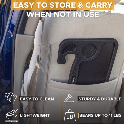 Versatile Car Desk with Pen Holder - Perfect for On-the-Go Eating & Work - Photo 9/10