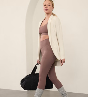 Athleta 1X Presence Cocoon Wrap Bone 1X