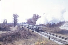 GTW Grand Trunk Western 4-6-2 steam engine Original Kodachrome Kodak slide