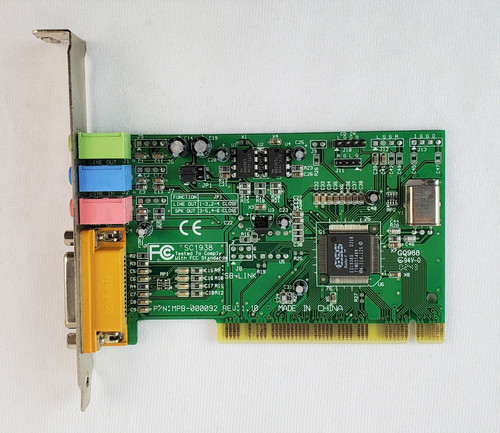 Creative Labs MPB-000092 Ver 1.10 Sound Card