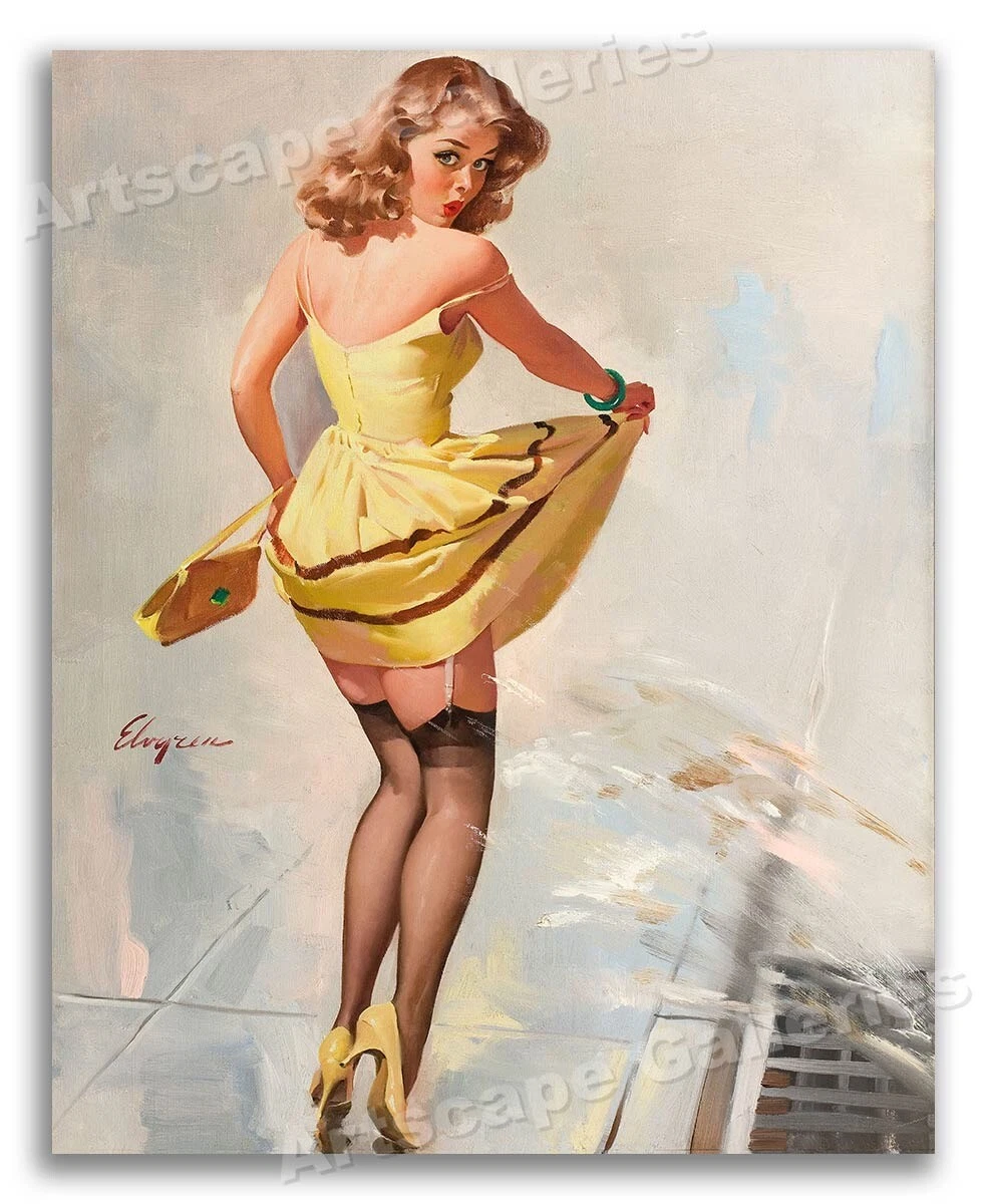 Unique pin up painting www.np.gov.lk