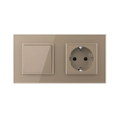 LIVOLO Wippe Glas Lichtschalter Steckdosen Taster Dimmer Kreuz-/ Wechselschalter - Bild 97 von 192