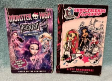 Lot 2 Monster High Kids Books GhoulFriends Forever And Haunted The Junior Novel