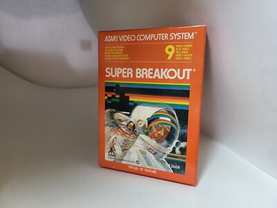 NEAR MINT NEW SUPER BREAKOUT FOR PAL ATARI 2600 + 2600+ PLUS RETRON 77 G94