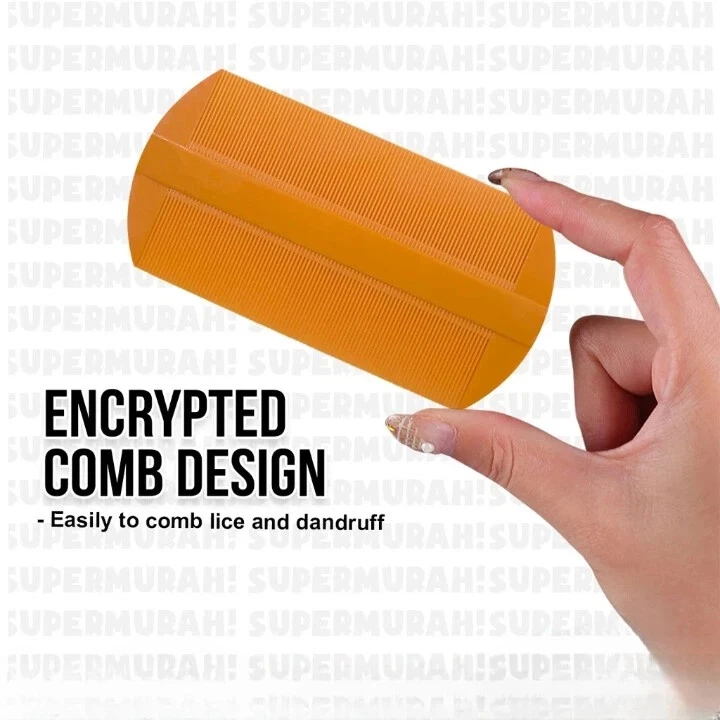 5 peines de pelo de dientes finos de doble cara vintage - herramienta de eliminación de piojos, huevos y polvo Foto 3 de 4