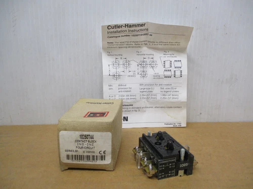 Eaton Cutler Hammer Contact Block  10250T44