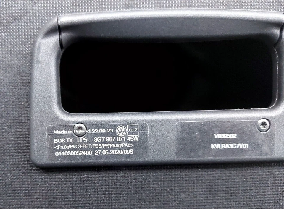 Original VW Arteon Kofferraumabdeckung Lederraumabdeckung Abdeckrollo 3G7867871 - Bild 2 von 3