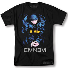 Eminem Slim Shady Rap 8 Mile Poster Vintage Graphic Design T-Shirt
