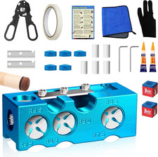 Moldeador de puntas de taco de billar de aleaci n de aluminio 11 en 1, puntas de