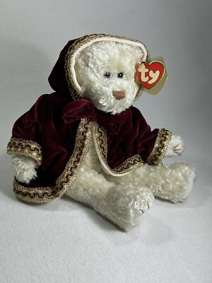 1993 TY  GEM  Beanie Bear from Attic Treasures Collection Fully-Jointed w/Tag