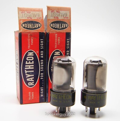 2X Raytheon by RCA Tubes / 6AU5GT / G04 / RM