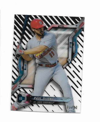 2018 Topps High Tek Black #HTPD Paul DeJong B 37/50 St. Louis Cardinals